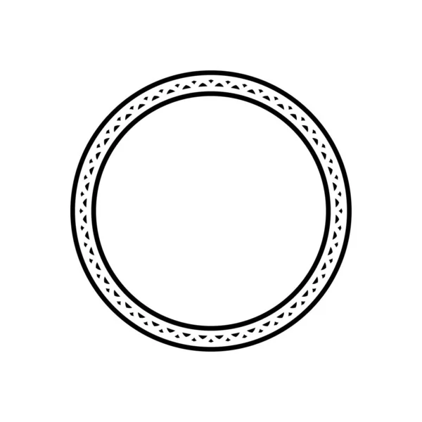 Διακοσμητικό Μοτίβο Κίνητρο Καλλιτεχνικό Κύκλο Σχήματος Σύγχρονη Σύγχρονη Μαντάλα Για — Διανυσματικό Αρχείο