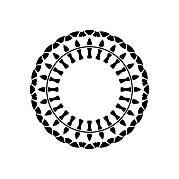 Орнамент Художественный Кружок Современный Мандала Украшения Фона Декора Элемента Графического — стоковый вектор