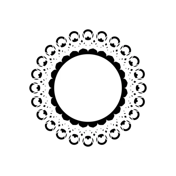 Ornamental Motive Pattern Artistieke Circle Shaped Moderne Hedendaagse Mandala Voor — Stockvector
