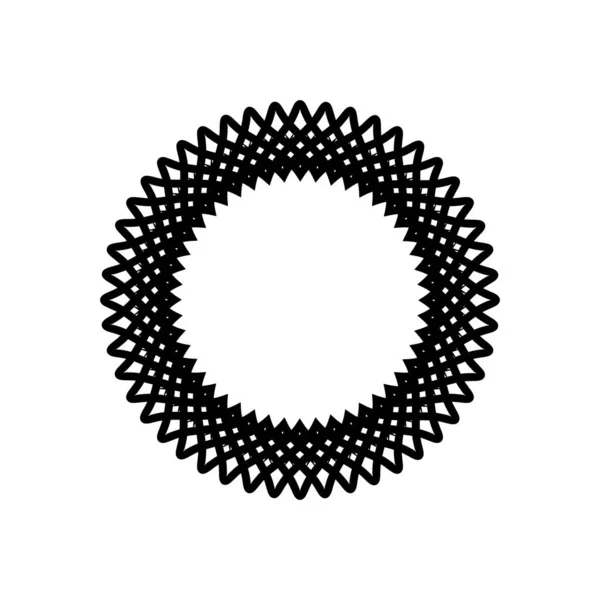 Ornamental Motive Pattern Artistic Circle Shaped Modern Contemporary Mandala Decoration — Stock Vector