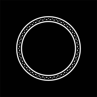 Süslü Motivasyon Şablonu, Sanatsal Çember Biçimli, Modern Çağdaş Mandala Dekorasyon, Arkaplan, Dekorasyon veya Grafik Tasarım Elemanı. Vektör İllüstrasyonu