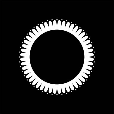 Süslü Motivasyon Şablonu, Sanatsal Çember Biçimli, Modern Çağdaş Mandala Dekorasyon, Arkaplan, Dekorasyon veya Grafik Tasarım Elemanı. Vektör İllüstrasyonu