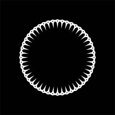 Süslü Motivasyon Şablonu, Sanatsal Çember Biçimli, Modern Çağdaş Mandala Dekorasyon, Arkaplan, Dekorasyon veya Grafik Tasarım Elemanı. Vektör İllüstrasyonu