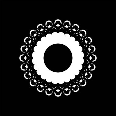 Süslü Motivasyon Şablonu, Sanatsal Çember Biçimli, Modern Çağdaş Mandala Dekorasyon, Arkaplan, Dekorasyon veya Grafik Tasarım Elemanı. Vektör İllüstrasyonu
