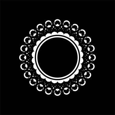 Süslü Motivasyon Şablonu, Sanatsal Çember Biçimli, Modern Çağdaş Mandala Dekorasyon, Arkaplan, Dekorasyon veya Grafik Tasarım Elemanı. Vektör İllüstrasyonu