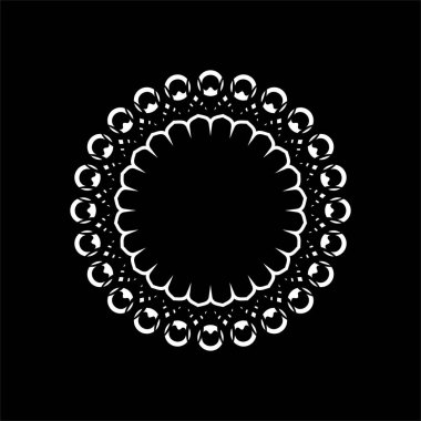 Süslü Motivasyon Şablonu, Sanatsal Çember Biçimli, Modern Çağdaş Mandala Dekorasyon, Arkaplan, Dekorasyon veya Grafik Tasarım Elemanı. Vektör İllüstrasyonu