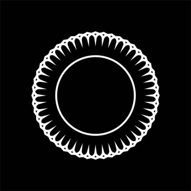 Süslü Motivasyon Şablonu, Sanatsal Çember Biçimli, Modern Çağdaş Mandala Dekorasyon, Arkaplan, Dekorasyon veya Grafik Tasarım Elemanı. Vektör İllüstrasyonu