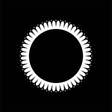 Süslü Motivasyon Şablonu, Sanatsal Çember Biçimli, Modern Çağdaş Mandala Dekorasyon, Arkaplan, Dekorasyon veya Grafik Tasarım Elemanı. Vektör İllüstrasyonu