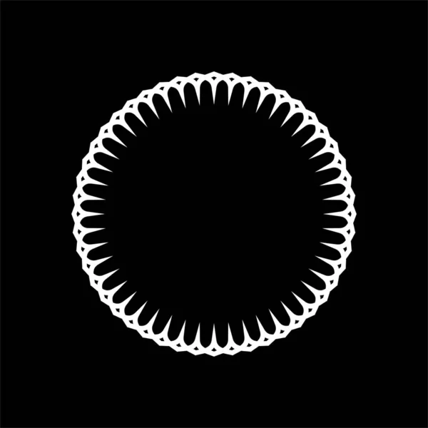 Ornamentale Motive Muster Künstlerische Kreisförmige Moderne Zeitgenössische Mandala Für Dekoration — Stockvektor