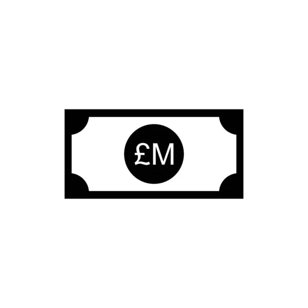 Malta Currency Symbol Maltese Lira Icon Mtl Sign Vector Illustration — Stock Vector