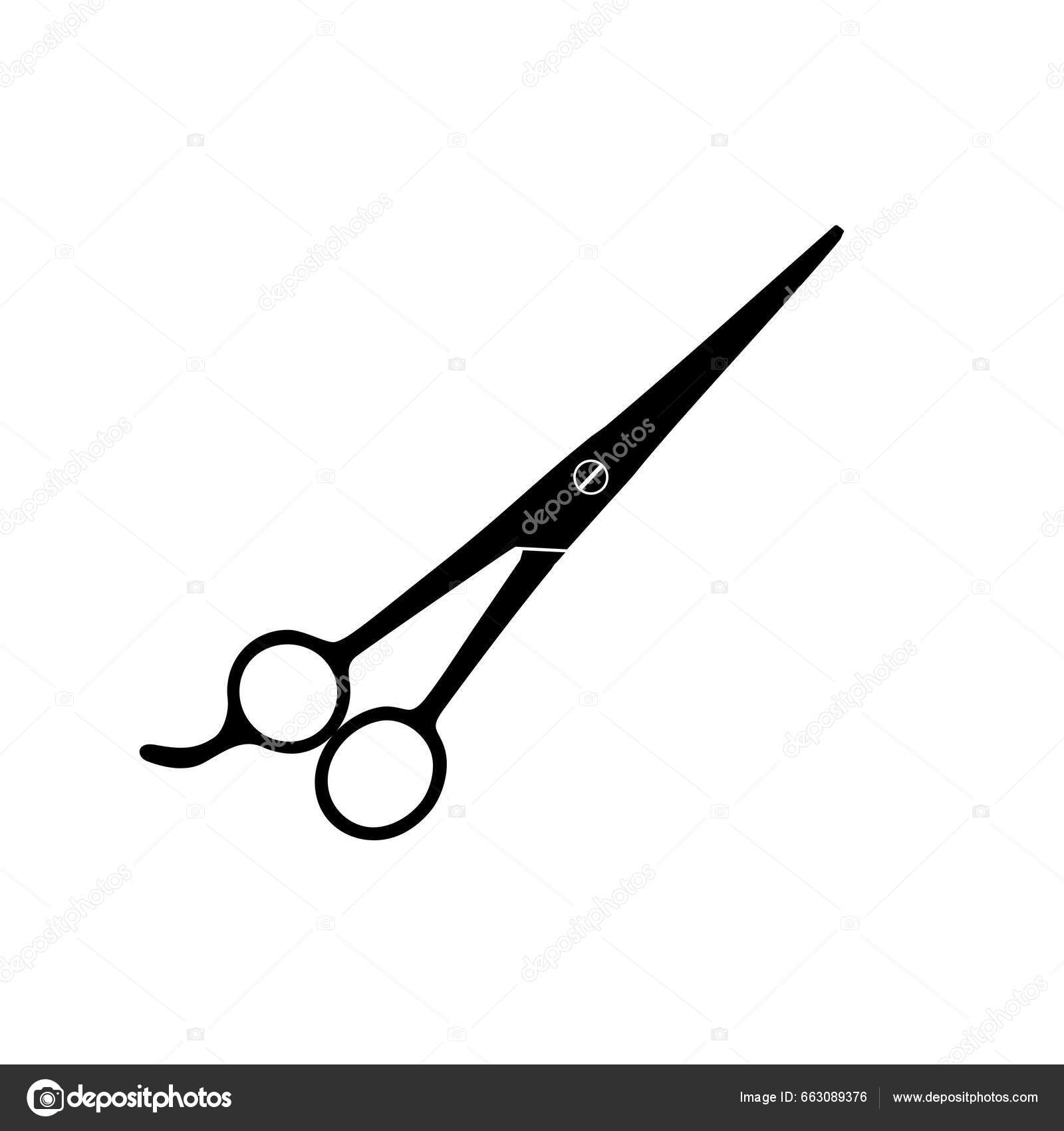 Silueta Tijeras Para Pictograma Ilustración Arte Sitio Web Aplicaciones  Tipo Vector de stock #663089376 de ©Berkah_Visual, image size:1600x1700