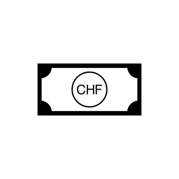 Liechtenstein Valuta Symbol Liechtenstein Franc Icon Chf Sign Vektorillusztráció — Stock Vector