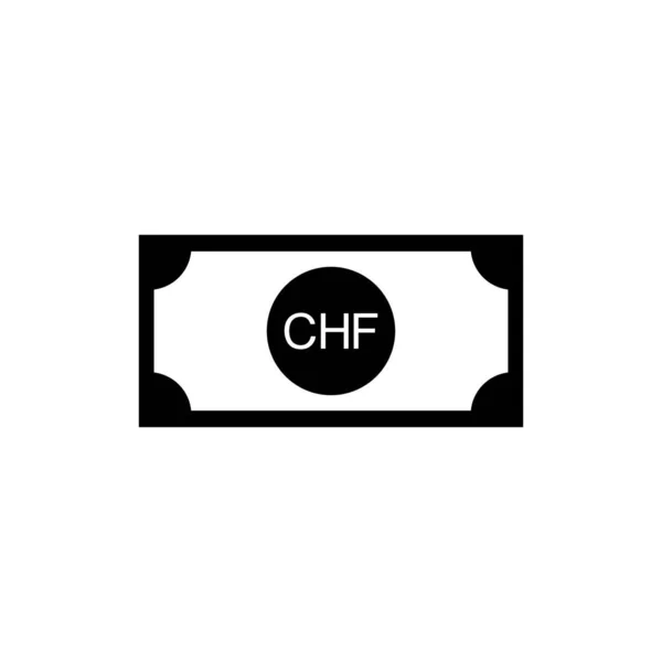 Liechtenstein Währungssymbol Liechtenstein Franc Icon Chf Sign Vektorillustration — Stockvektor