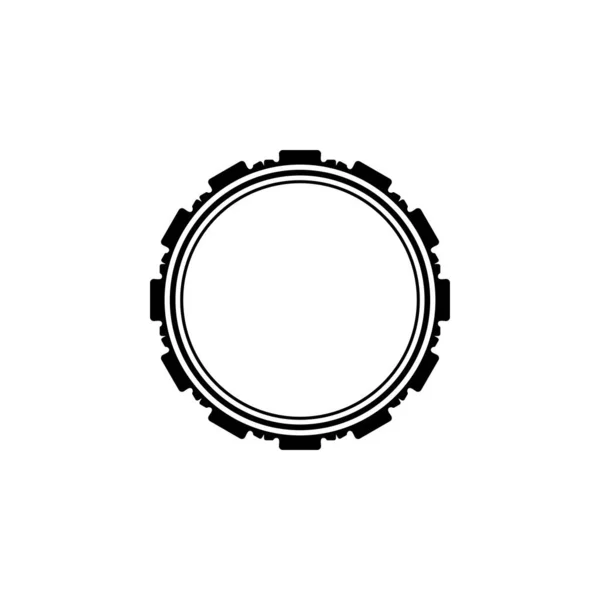 Motivo Ornamentale Pattern Artistico Forma Cerchio Moderno Mandala Contemporaneo Decorazione — Vettoriale Stock
