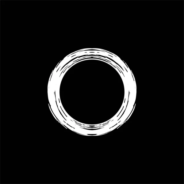 Simbolul Iconiței Zen Circle Forma Cercului Estetic Pentru Logo Cadru — Vector de stoc
