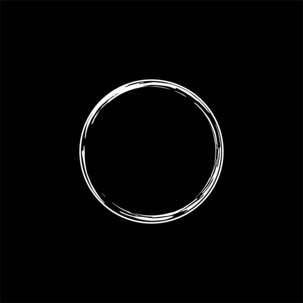 Zen Circle Icon Symbol Estetický Kruhový Tvar Pro Logo Umělecký — Stockový vektor