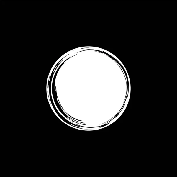 Σύμβολο Zen Circle Αισθητικό Σχήμα Κύκλου Για Λογότυπο Πλαίσιο Τέχνης — Διανυσματικό Αρχείο