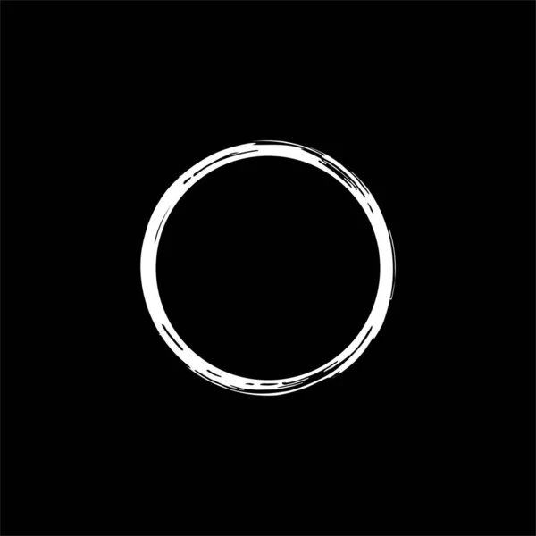 Zen Circle Icon Symbol Forma Círculo Estético Para Logotipo Marco — Vector de stock