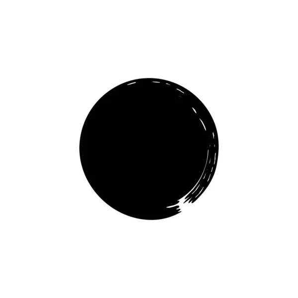 Símbolo Ícone Círculo Zen Forma Círculo Estético Para Logotipo Moldura —  Vetores de Stock