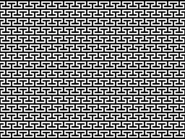 Stripes Motifs Pattern Black White Decoration Interior Exterior Carpet Textile — Stock Vector
