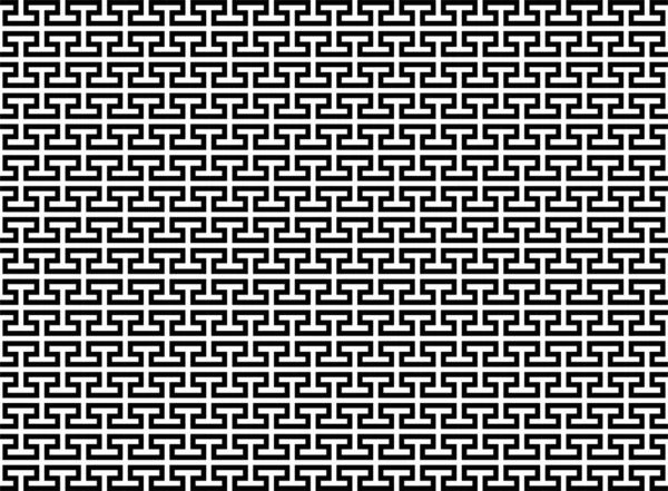 Stripes Motifs Patroon Zwart Wit Decoratie Voor Interieur Exterieur Tapijt — Stockvector