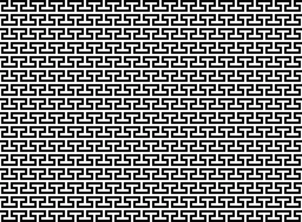 Stripes Motifs Patroon Zwart Wit Decoratie Voor Interieur Exterieur Tapijt — Stockvector