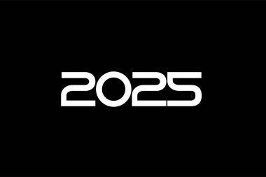 2025 Tasarım İllüstrasyonu, düz, basit, akılda kalıcı ve göz alıcı Takvim Tasarımı, Web sitesi, Haberler, İçerik, Infographic, Mutlu Yeni Yıllar veya Grafik Tasarım Elemanı için kullanılabilir. Vektör İllüstrasyonu