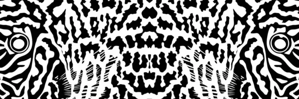 シンフォソドンまたはディスカスフィッシュスキンに触発された芸術的なモチーフパターン ウェブサイト ファッション インテリア カバー 動物のプリント またはグラフィックデザイン要素 — ストックベクタ