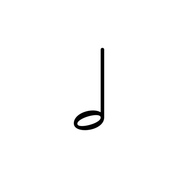Hudební Notový Zápis Teorie Hudební Klíč Ikona Symbol Může Být — Stockový vektor