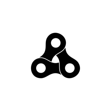 Motorsiklet, Bisiklet ya da Bisiklet, Makine için Üçgen Şekil, Sanat Resimleri, Logo Tipi, Pictogram, Web Sitesi ya da Grafik Tasarım Elemanı için kullanılabilir. Vektör İllüstrasyonu