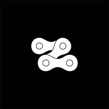 Motosiklet, Bisiklet veya Bisiklet, Makine için Zincir Silüet Z harfinden yaratılan Z harfi, Sanat Resimleri, Logo Tipi, Pictogram, Web Sitesi veya Grafik Tasarım Elemanı için kullanılabilir. Vektör İllüstrasyonu