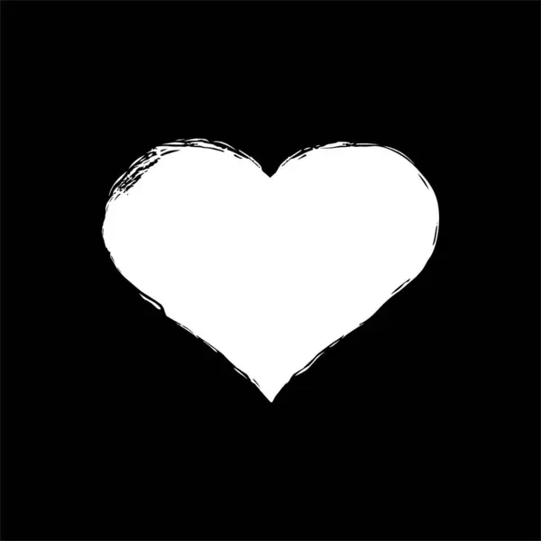Love Icon Symbol Abstract Heart Shape Art Illustration Logo Gram — Stok Vektör