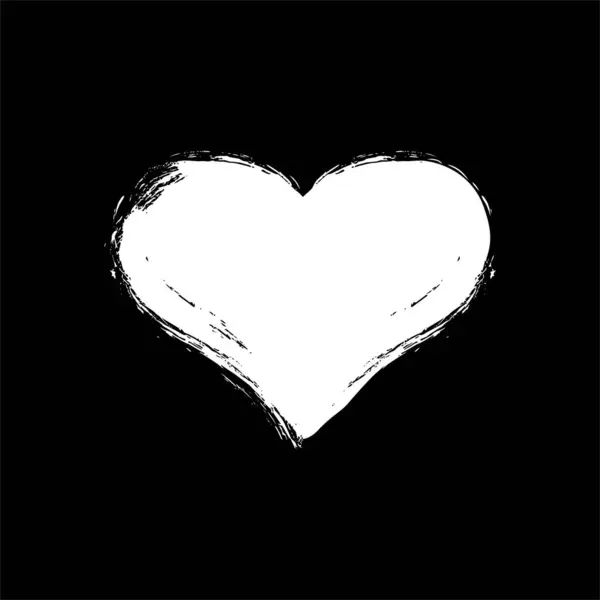 Symbole Icône Amour Forme Abstraite Coeur Peut Employer Pour Illustration — Image vectorielle