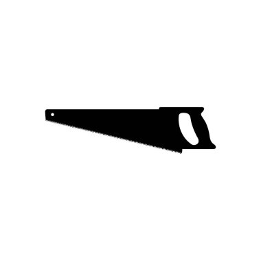 El Testere Silueti, Simge, Sembol, Sanat Illustration, Logo Gram, Pictogram, Apps, Web Sitesi veya Grafik Tasarım Elementi için kullanılabilir. Vektör İllüstrasyonu
