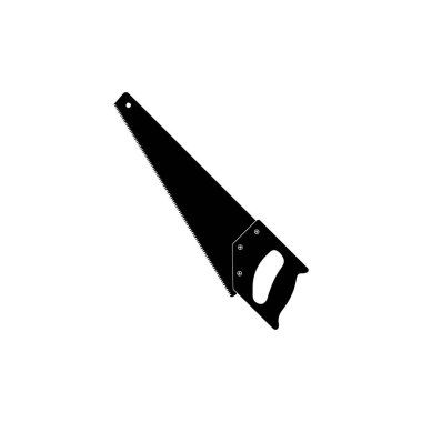 El Testere Silueti, Simge, Sembol, Sanat Illustration, Logo Gram, Pictogram, Apps, Web Sitesi veya Grafik Tasarım Elementi için kullanılabilir. Vektör İllüstrasyonu