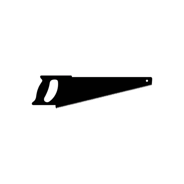 Handsåg Silhuett Kan Användas För Ikonen Symbol Art Illustration Logo — Stock vektor