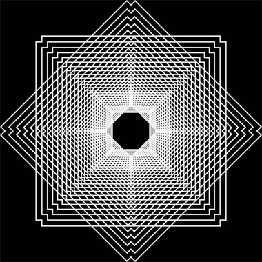 Kare Satır Bileşimi 'nden yaratılan Optik İllüzyon Görseli, Arkaplan, Dekorasyon, Duvar Kağıdı, Döşeme, Halı Düzeni, Modern Motifler, Çağdaş Süslemeler veya Grafik Tasarım Elemanı için kullanılabilir