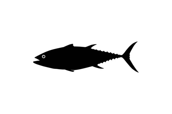 Thunfisch Silhouette Kann Für Logo Typ Art Illustration Piktogramm Website — Stockvektor
