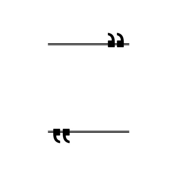 Anführungszeichen Symbolsymbol Kann Für Raum Für Zitat Text Titel Rede — Stockvektor