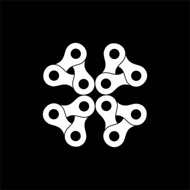 Motosiklet, Bisiklet ya da Bisiklet, Makine için Siluet Silueti kompozisyonu, Sanat Resimleri, Logo Tipi, Pictogram, Web Sitesi ya da Grafik Tasarım Elementi için kullanılabilir. Vektör İllüstrasyonu  