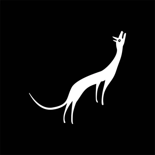 Wolf Naive Illustration Für Logo Gramm Art Illustration Oder Graphic — Stockvektor