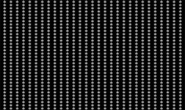 Marihuana Yaprak Siluet Motifleri Deseni olarak da bilinen esrar, Dekorasyon, Süsleme, Duvar Kağıdı, Arkaplan, Tekstil için kullanılabilir. Moda, Kumaş, Döşeme, Kaplama, Paket, Ect. Vektör İllüstrasyonu 