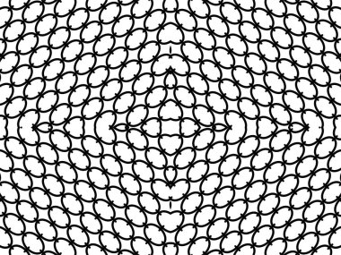 Oval Şekil Motifleri, Dekorasyon, Süsleme, Duvar Kağıdı, Arkaplan, Döşeme, Tekstil, Kumaş, Moda, Paketleme veya Grafik Tasarım Elemanı için kullanılabilir. Vektör İllüstrasyonu