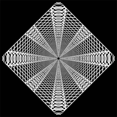 Kare Satır Bileşimi 'nden yaratılan Optik İllüzyon Görseli, Arkaplan, Dekorasyon, Duvar Kağıdı, Döşeme, Halı Düzeni, Modern Motifler, Çağdaş Süslemeler veya Grafik Tasarım Elemanı için kullanılabilir