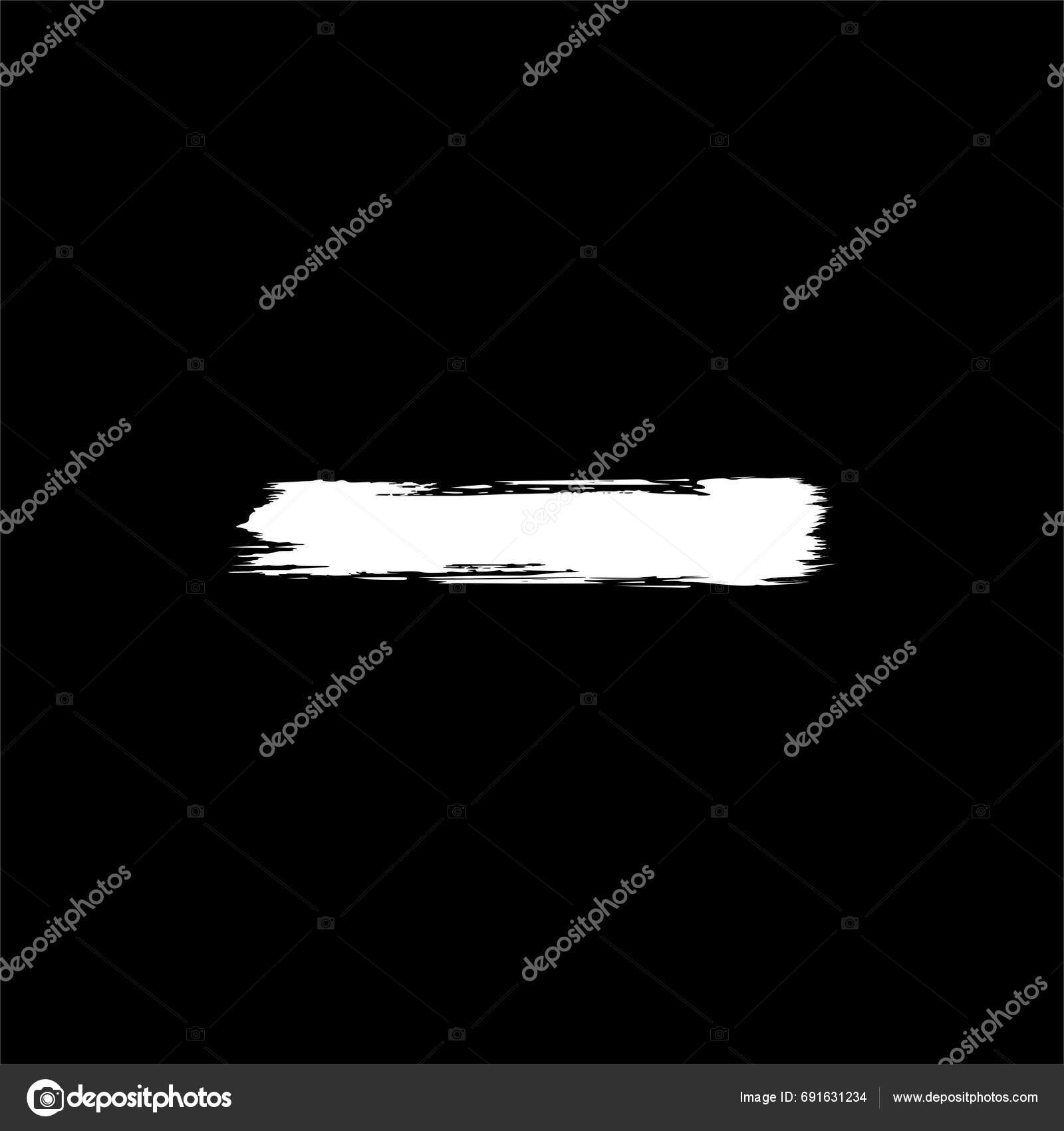 Paint Brush Brush Stroke Silhouette Can Use Template Lay Out Stock ...