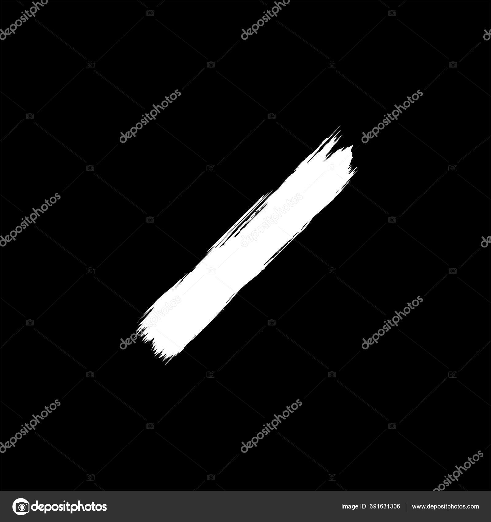 Paint Brush Brush Stroke Silhouette Can Use Template Lay Out Stock