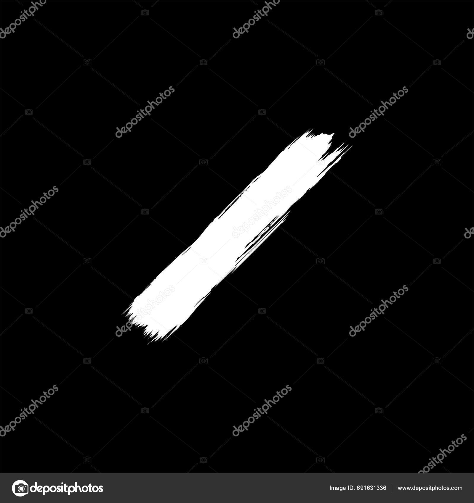 Paint Brush Brush Stroke Silhouette Can Use Template Lay Out Stock