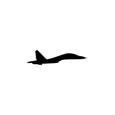 Jet Fighter 'ın silueti, savaş uçakları öncelikle havadan havaya muharebe için tasarlanmış askeri uçaklardır. PNG Biçimi