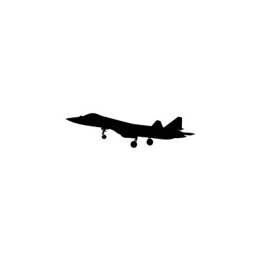Jet Fighter 'ın silueti, savaş uçakları öncelikle havadan havaya muharebe için tasarlanmış askeri uçaklardır. PNG Biçimi
