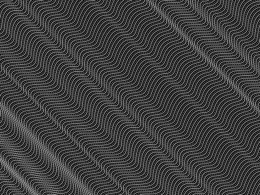 Sanatsal Çizgi Motifleri Deseninden Oluşturulan Optik İllüzyon Dekorasyon, Arkaplan, Dekorasyon, Süslü, Kumaş, Moda, Tekstil, Halı Deseni, Döşeme veya Grafik Tasarım Elementi için kullanılabilir. Vektör İllüstrasyonu